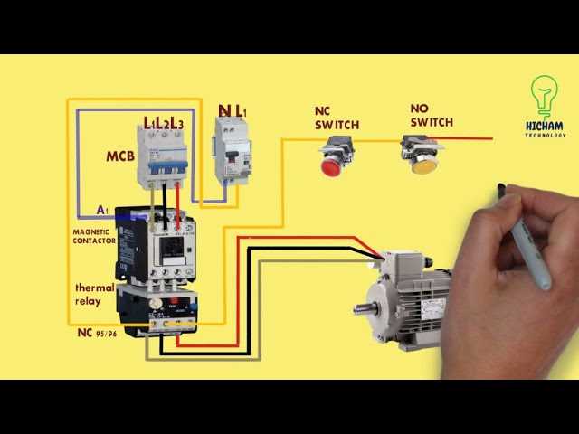 3 phase magnetic starter wiring diagram