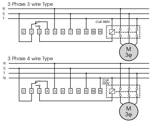 3 phase rst wiring diagram