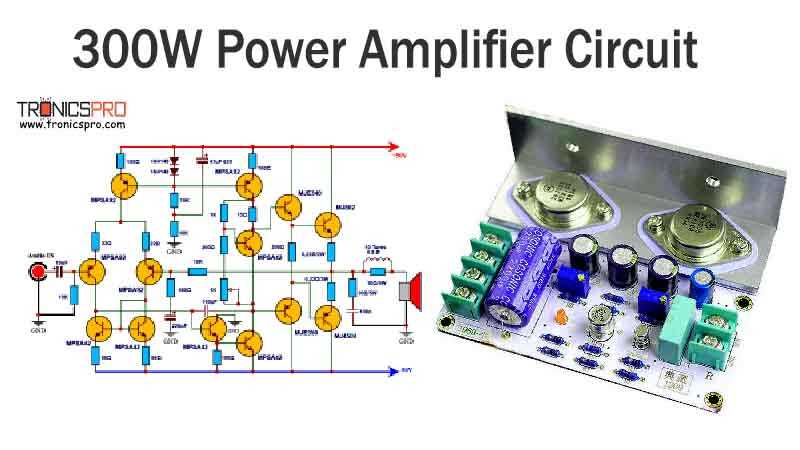 3000 watts amplifier schematic diagram