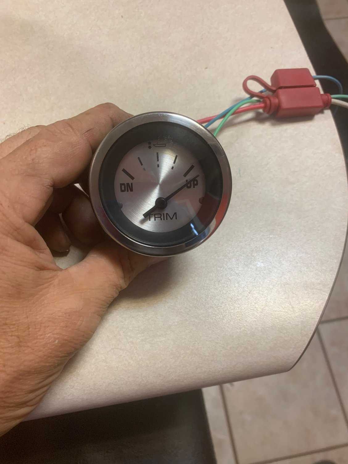 boat trim gauge wiring diagram