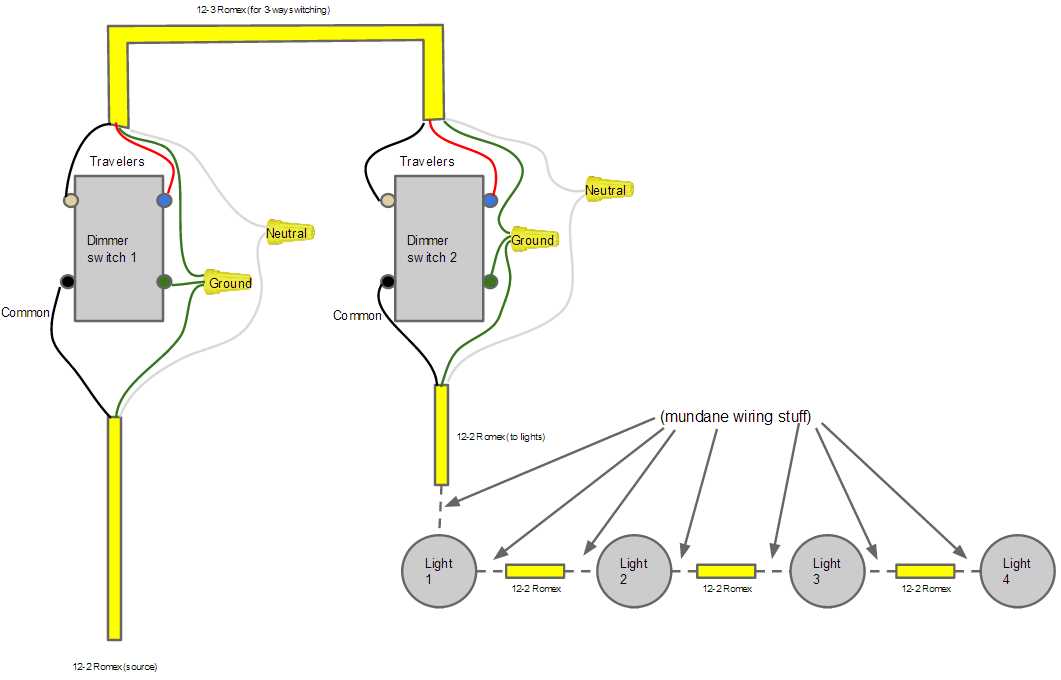 recessed light wiring diagram