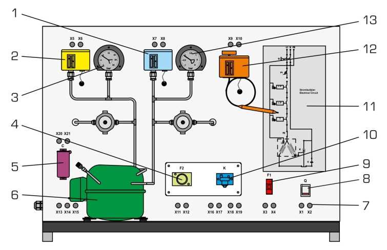 refrigerant circuit diagram refrigerant circuit diagram