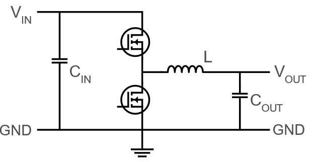 schematic diagram of buck converter