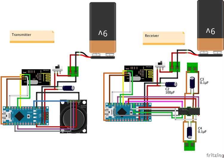 remote car circuit diagram