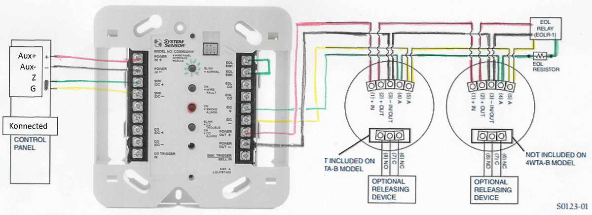 2 wire smoke detector wiring diagram