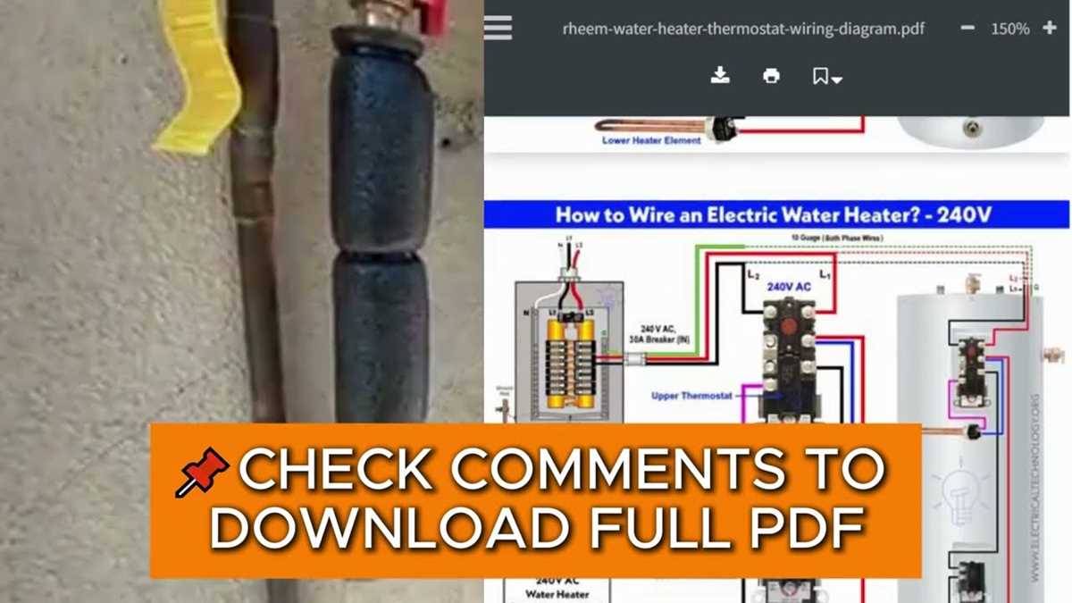 rheem electric water heater wiring diagram