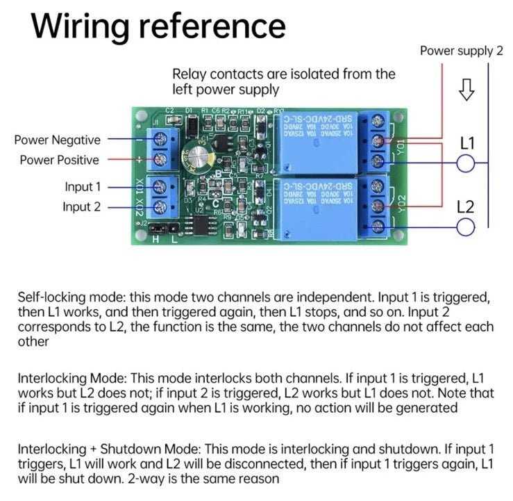 2 input 1 output relay wiring diagram