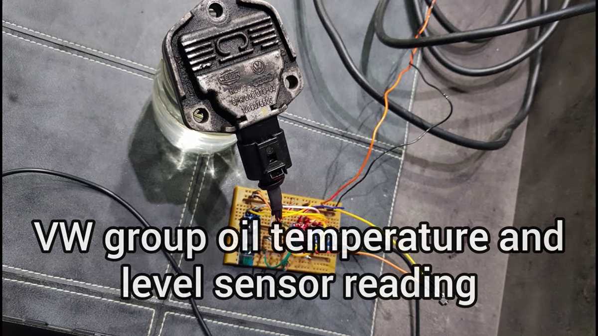 vw oil level sensor wiring diagram 3 pin