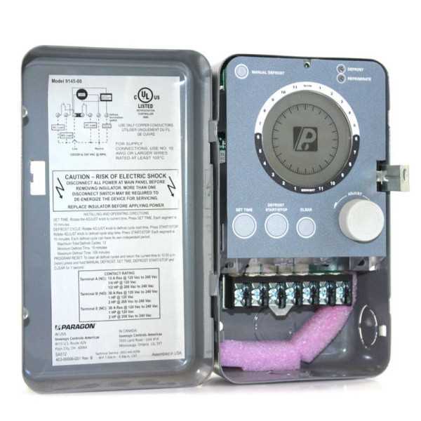 paragon defrost timer wiring diagram