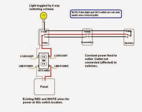wiring diagram for multiple outlets