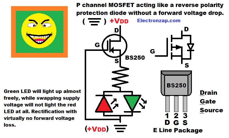 mosfet rectifier circuit diagram