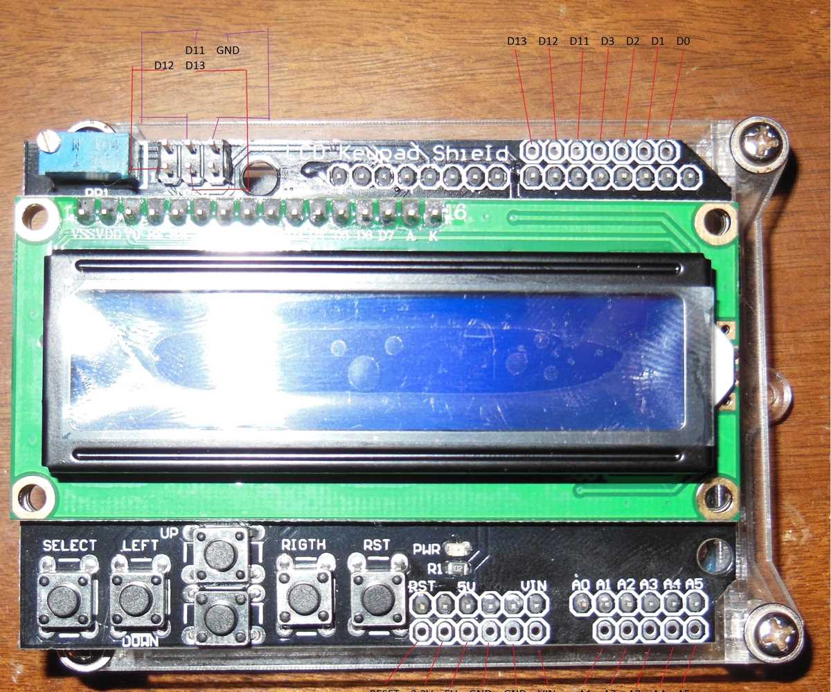 lcd keypad shield circuit diagram