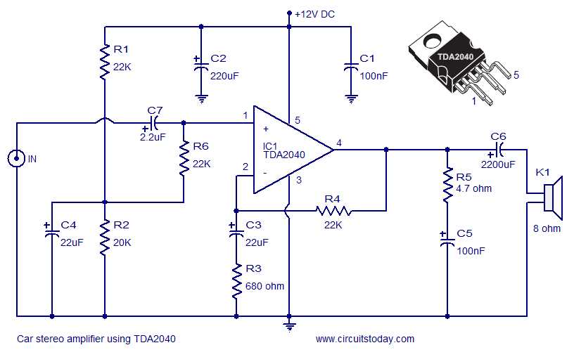 car stereo to amp wiring diagram