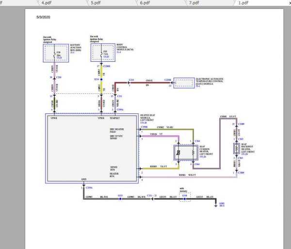 2011 ford escape wiring diagram