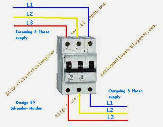 3 phase mcb wiring diagram 3 phase mcb wiring diagram