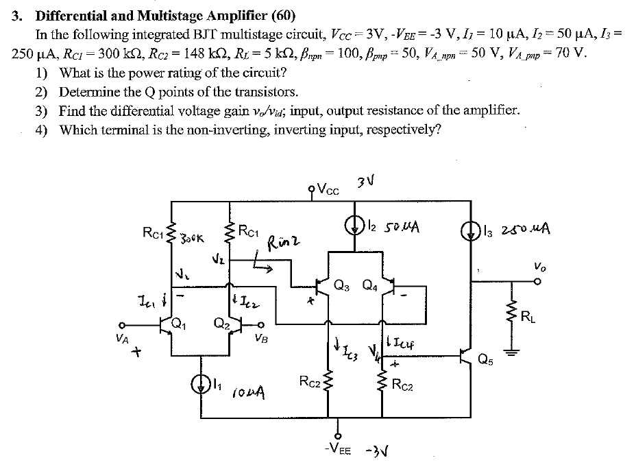 multistage amplifier circuit diagram