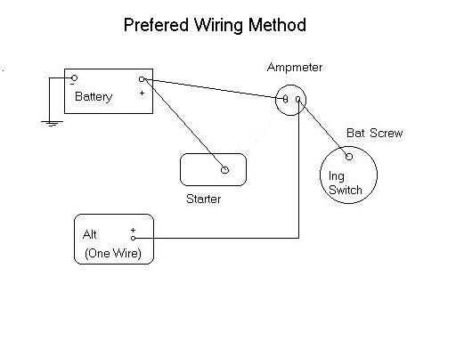 3 wire alternator wiring diagram 3 wire alternator wiring diagram