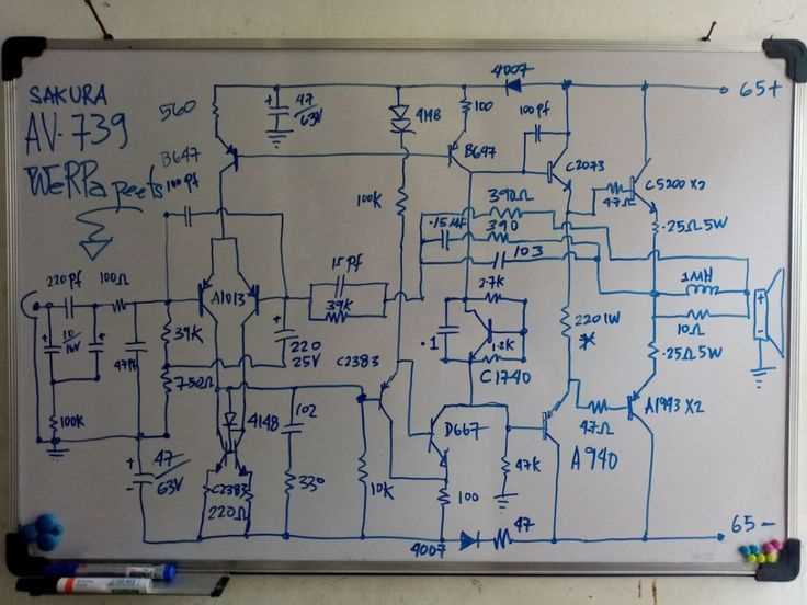 sakura av 739 schematic diagram