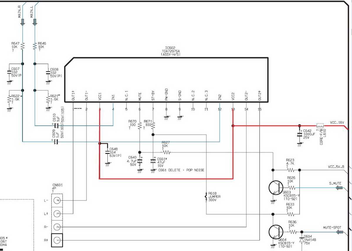 samsung crt tv circuit diagram