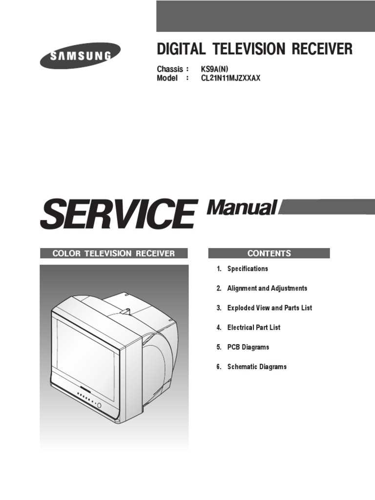 samsung lcd tv service manual and schematic diagrams