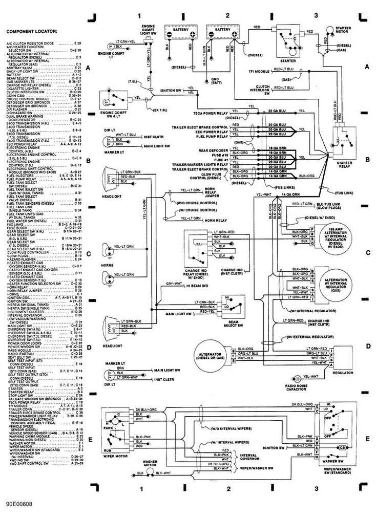 2000 7.3 powerstroke starter solenoid wiring diagram