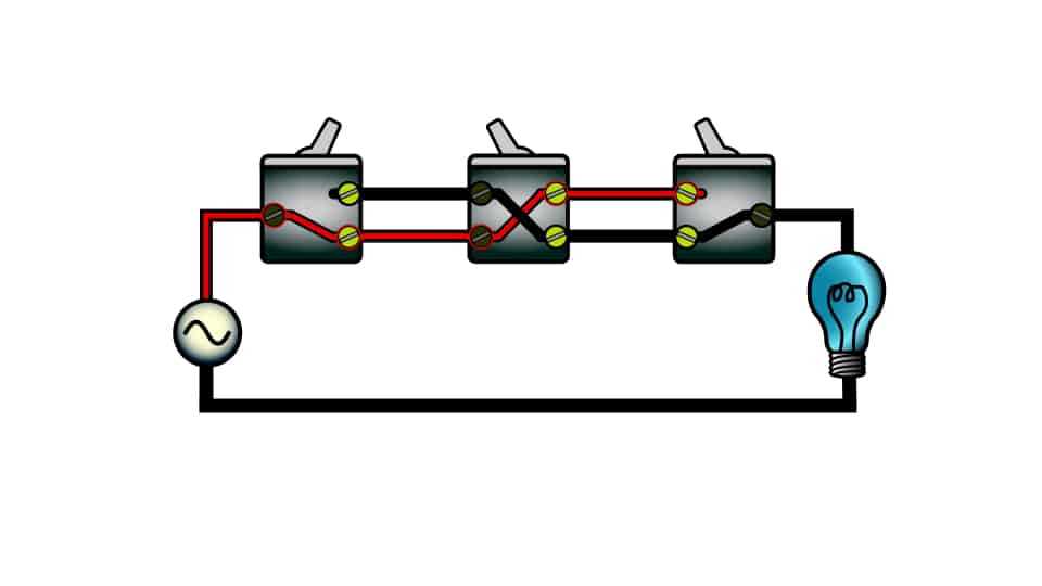 schematic 3 way light switch wiring diagram multiple lights