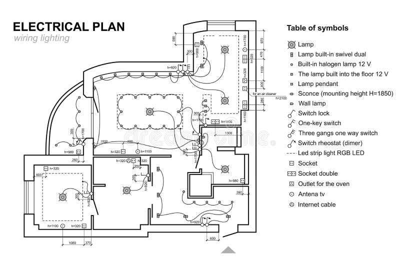 schematic circuit diagram of house wiring