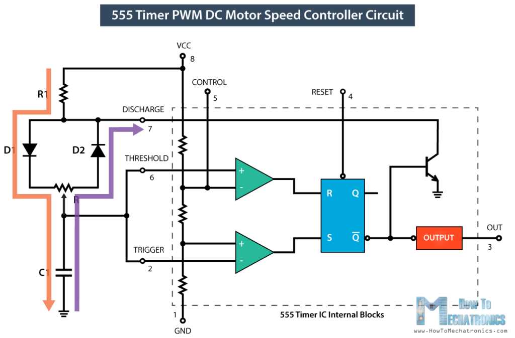 schematic diagram dc motor controller