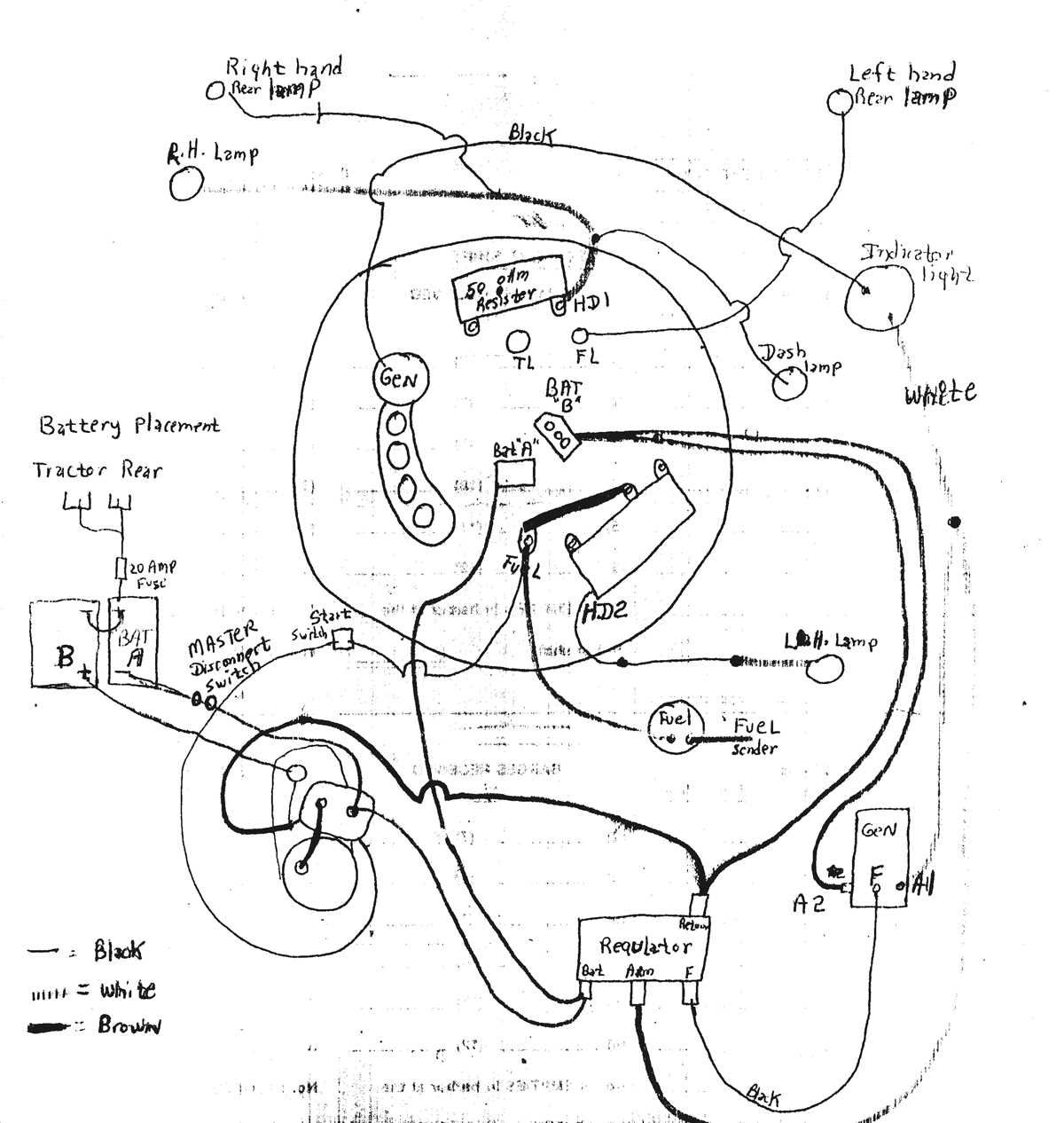 schematic diagram for a john deere 240