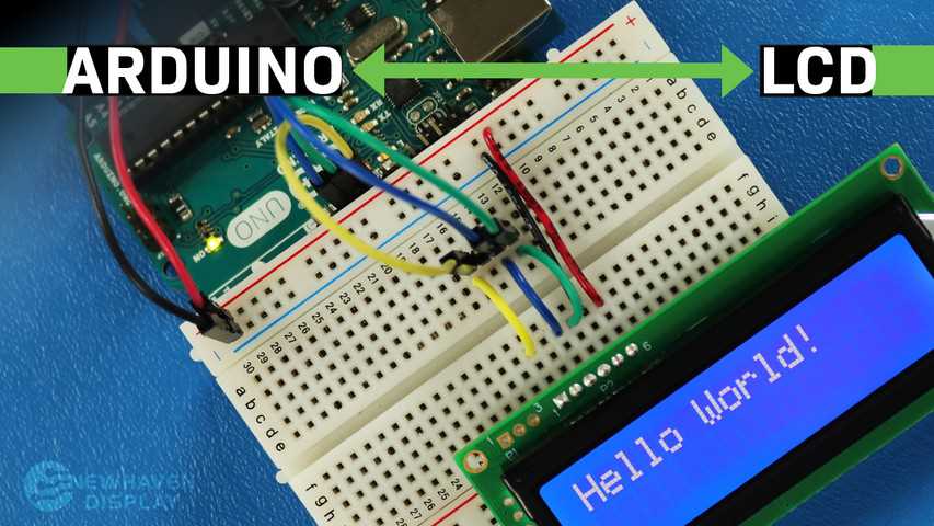 schematic diagram for lcd display hellow world