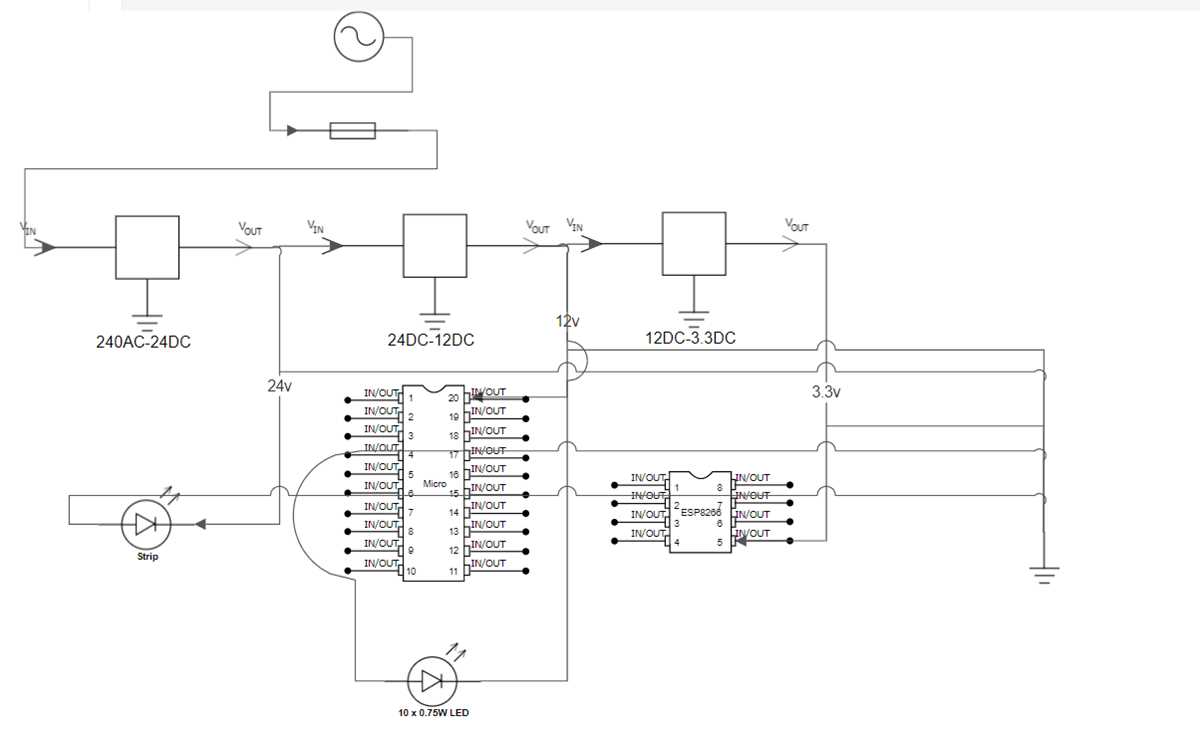 schematic diagram for power supply