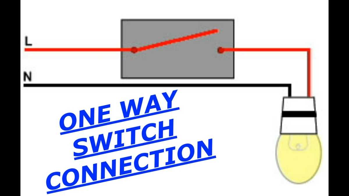 schematic diagram of 1 gang switch