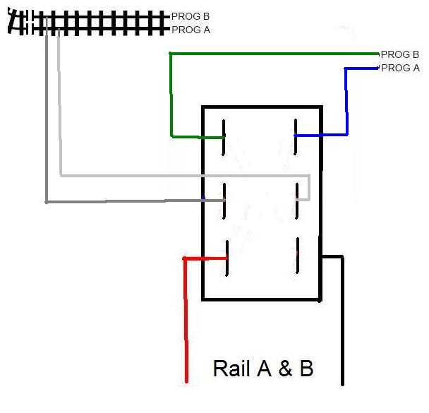 schematic diagram of a double pole double throw switch