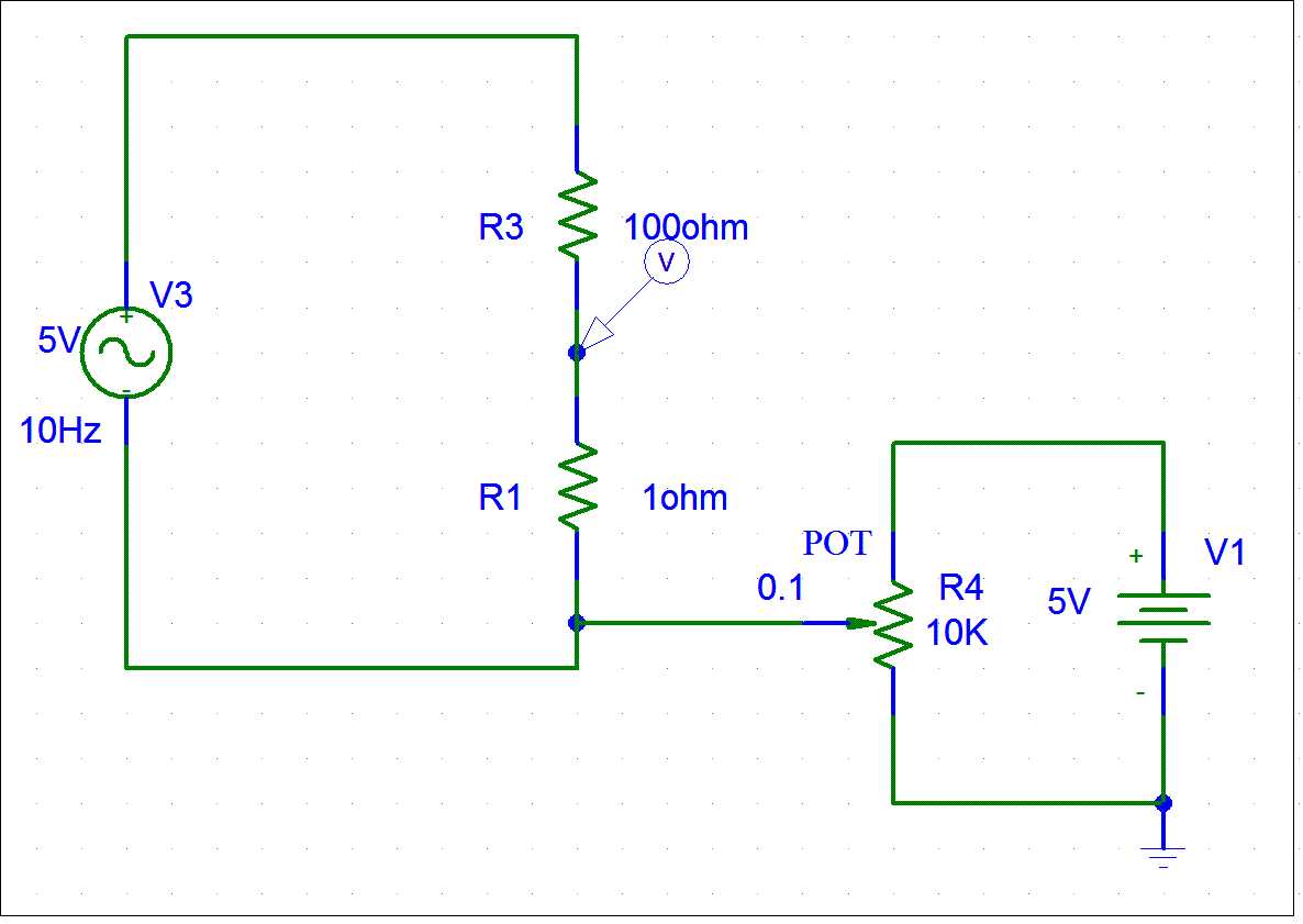 schematic diagram of ammeter