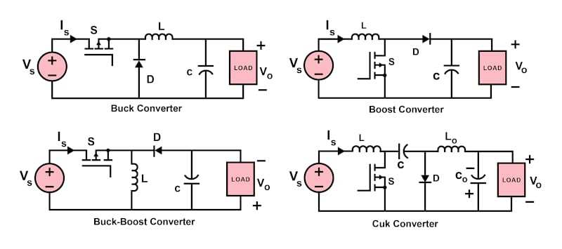 schematic diagram of buck converter