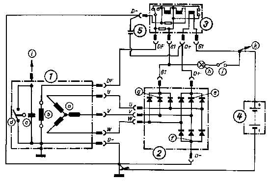 schematic diagram of charging system