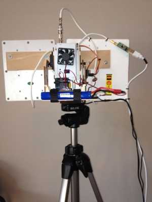 schematic diagram of drone tracking antenna