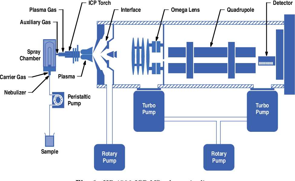 schematic diagram of mass spectrometry