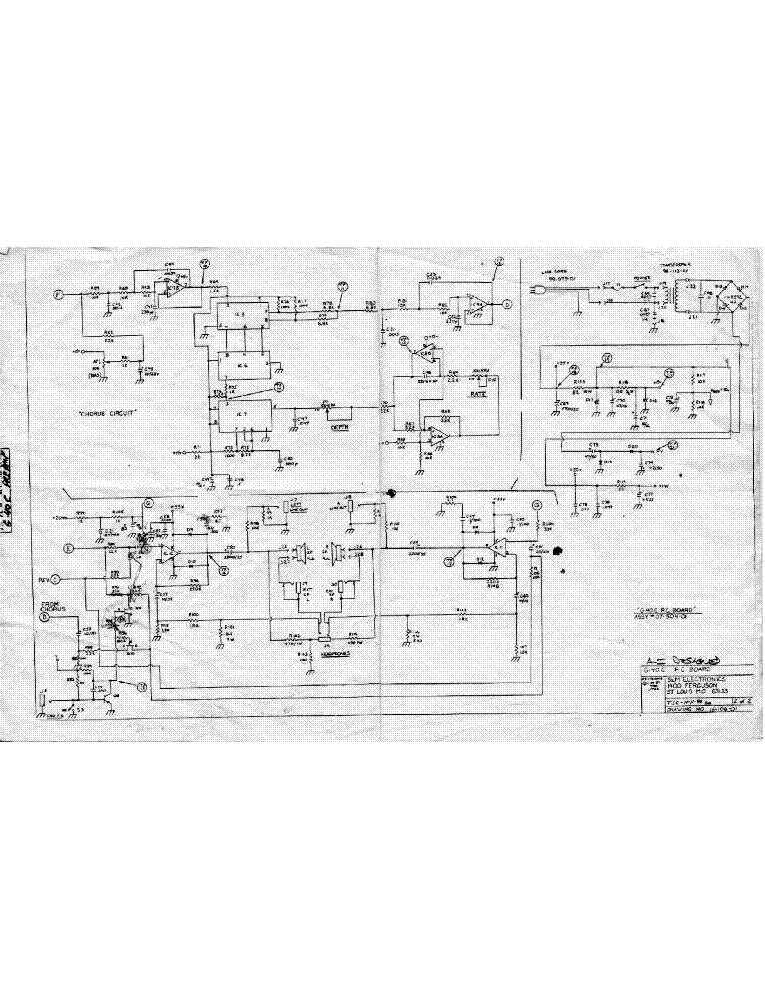 schematic diagram roland model ga 40 amplifier