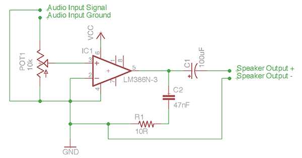 schematic diagram to breadboard