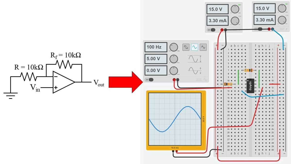 schematic diagram to breadboard