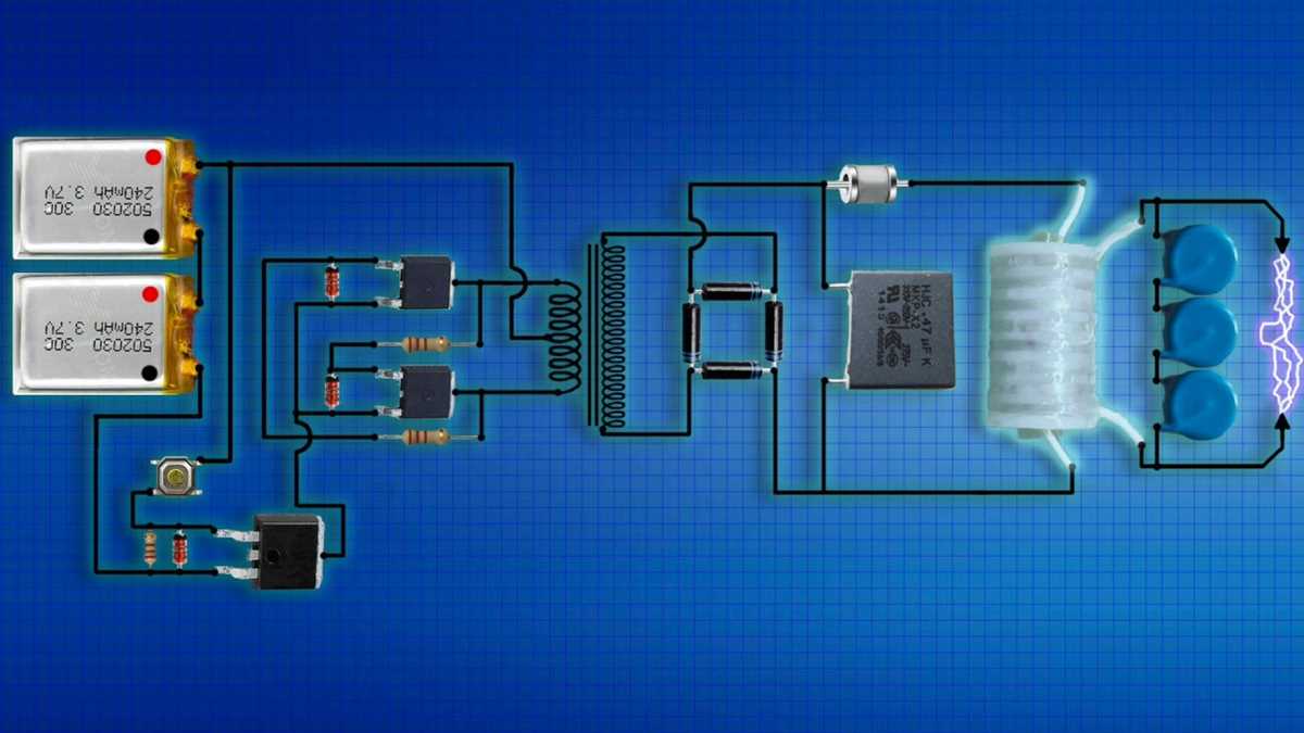 schematic flashlight taser wiring diagram