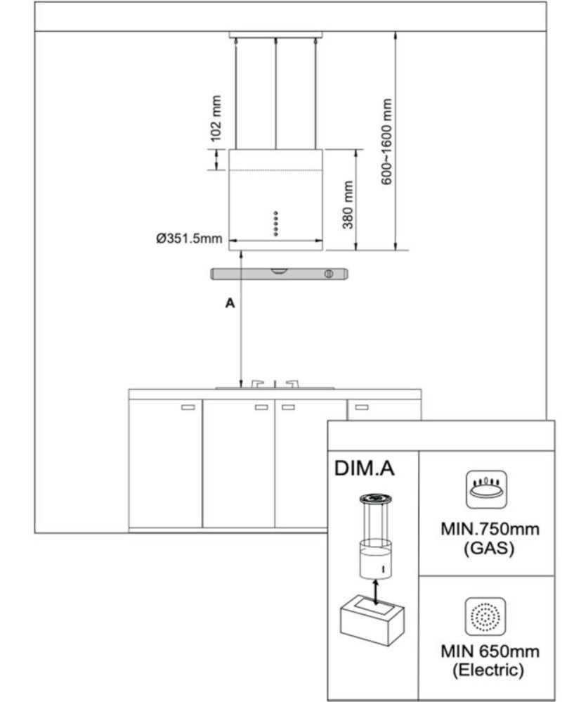 schematic kitchen hood diagram
