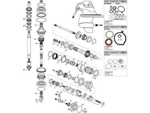 schematic volvo penta duo prop outdrive diagram