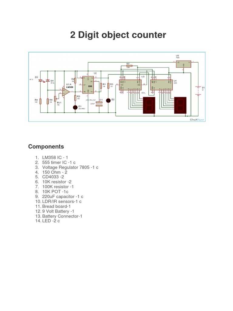 2 digit counter circuit diagram