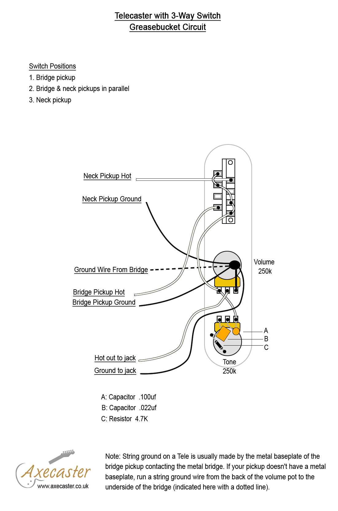 esquire wiring diagram schematic