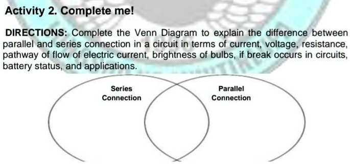 series and parallel circuits venn diagram series and parallel circuits venn diagram