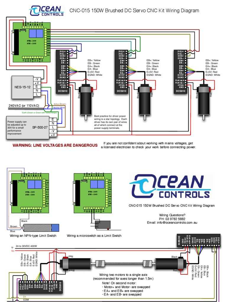 servo motor wiring diagram