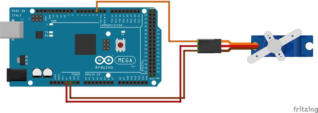 servo motor wiring diagram