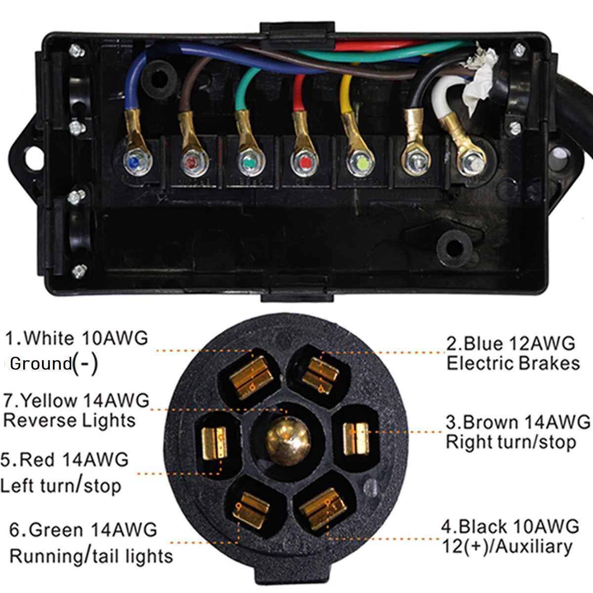 seven pin trailer wiring diagram